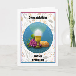 Tarjeta Felicitaciones por tu ordenanza