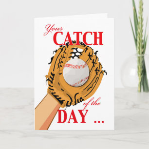 Tarjeta Felicitaciones por tu toma del día, béisbol