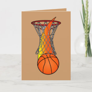 Tarjeta Felicitaciones por una gran temporada de baloncest