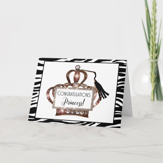 Tarjeta Felicitaciones Princesa - ¡Nos Aferramos A Ti! Aut (Anverso)