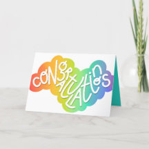 Felicitaciones Rainbow Quirky Font