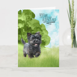 Tarjeta Felicitaciones reBARKable Affenpinscher Dog