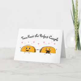 Tarjeta Felicitaciones Taco Boda Card