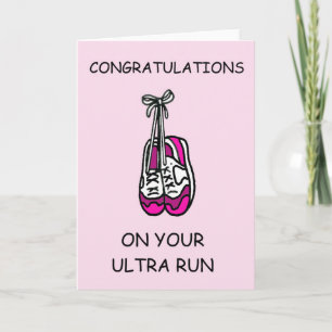 Tarjeta Felicitaciones Ultra Run por ella
