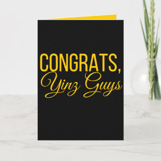 Tarjeta Felicitaciones, Yinz