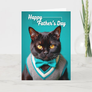 Tarjeta Felina Sofisticada