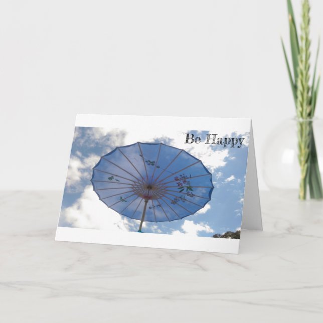 Tarjeta feliz (Anverso)