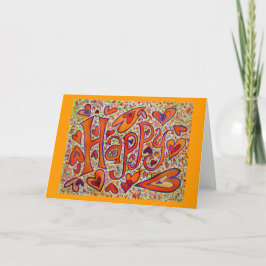 Tarjeta feliz