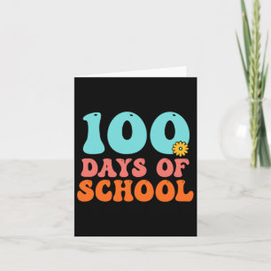 Tarjeta Feliz 100º Día De Escuela 100 Días De Escuela Ense