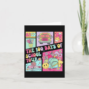 Tarjeta Feliz 100° Día De La Camisa Escolar 100 Días De Es