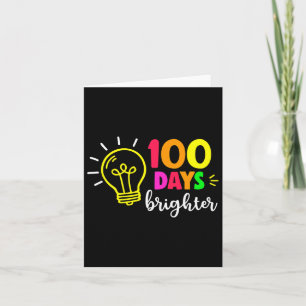 Tarjeta Feliz 100° Día de la Escuela 100 días a Chicas más