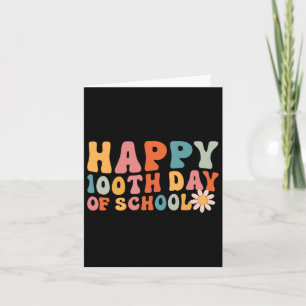 Tarjeta Feliz 100° Día de la Escuela 100 días a Chicas más