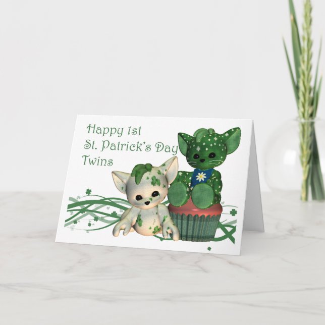 Tarjeta Feliz 1° Día de San Patricio (Anverso)
