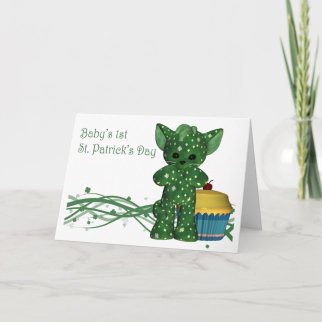 Tarjeta Feliz 1° Día de San Patricio (Anverso)