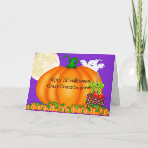 Tarjeta Feliz 1° Gran Abuela de Halloween