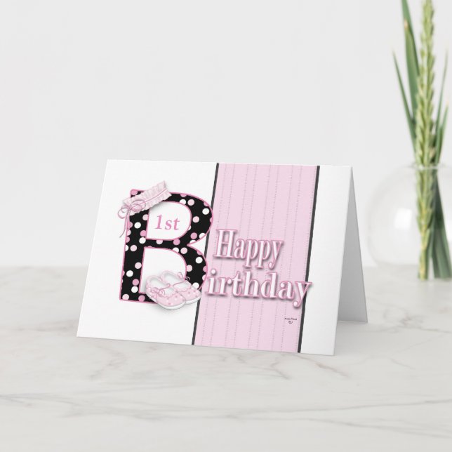 Tarjeta Feliz 1° Nacimiento de la Princesa (Anverso)