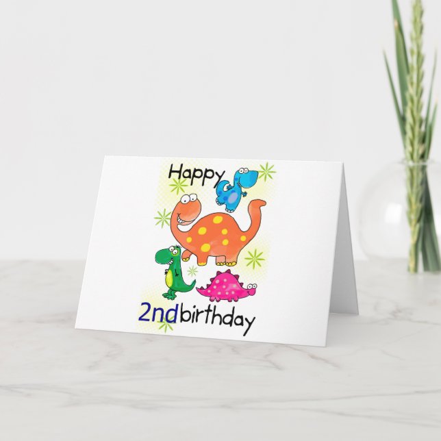 TARJETA FELIZ ***2º** CUMPLEAÑOS (Anverso)