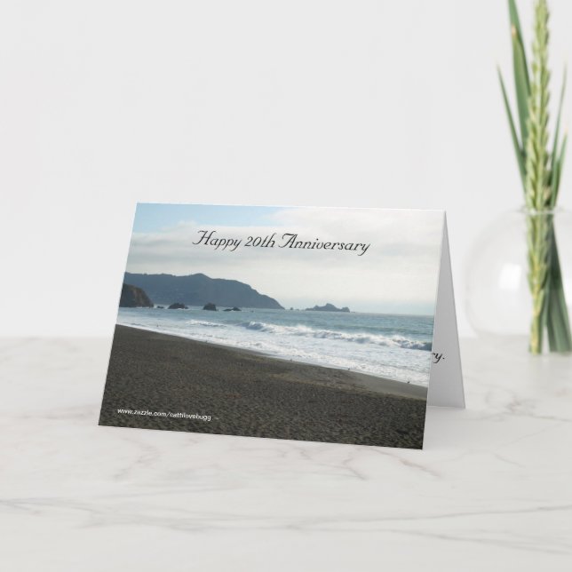 Tarjeta Feliz 20° aniversario (Anverso)