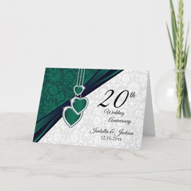 Tarjeta Feliz 20° aniversario (Anverso)