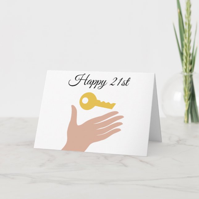 Tarjeta Feliz 21 (Anverso)