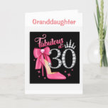 Tarjeta FELIZ *30 CUMPLEAÑOS PARA TI *GRANDDAUGHTER* Card<br><div class="desc">FELIZ **30th*** CUMPLEAÑOS ***GRANDDAUGHTER*** GRACIAS POR DETENERME EN UNA DE MIS OCHO TIENDAS!</div>