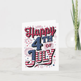 Tarjeta Feliz 4 De Julio