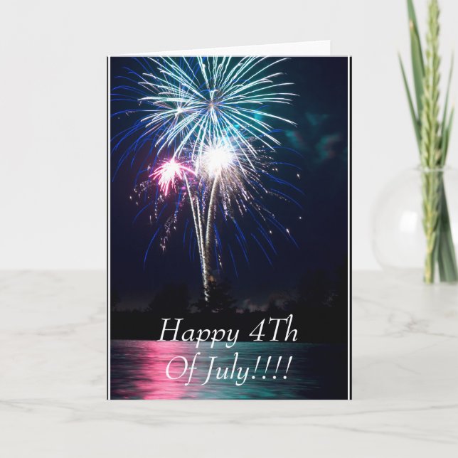 Tarjeta ¡¡¡Feliz 4 De Julio!!! (Anverso)