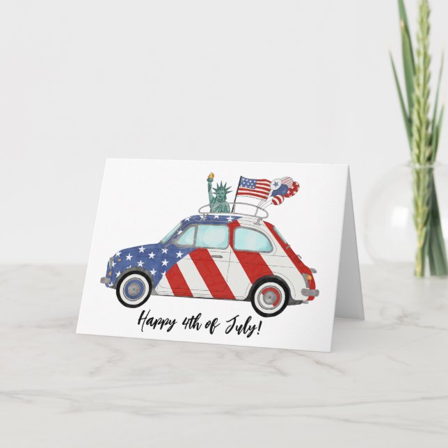 Tarjeta Feliz 4 de julio de 500 (Anverso)