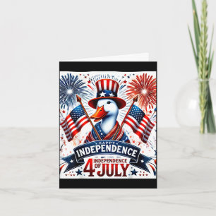 Tarjeta Feliz 4 de julio día de la independencia