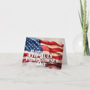 Tarjeta Feliz 4 de julio – Día de la Independencia