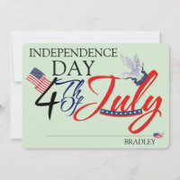 Feliz 4 de julio Día de la Independencia fiesta 