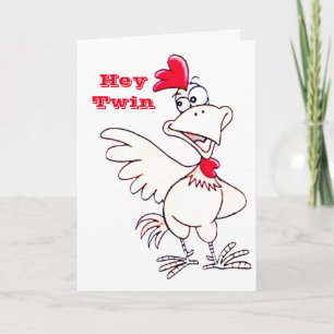 TARJETA FELIZ "50º CUMPLEAÑOS" PARA MI **TWIN**