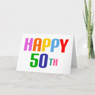 Tarjeta Feliz 50.ª