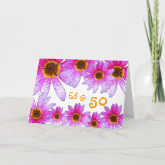 Tarjeta ¡Feliz 50 cumpleaños!