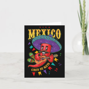 Tarjeta Feliz 5 De Mayo Cinco De Mayo Viva México Fiesta