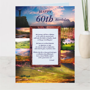 Tarjeta Feliz 60 cumpleaños