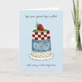 Tarjeta Feliz 60 o cualquier cumpleaños