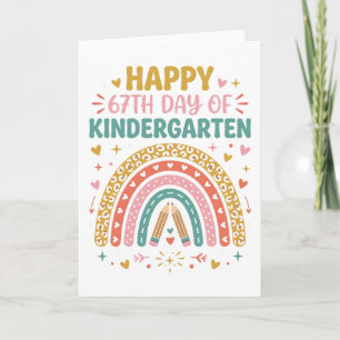 Tarjeta Feliz 67º Día de la Maestra de Jardín de Infantes 