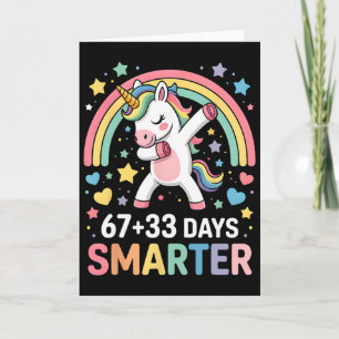 Tarjeta Feliz 67+ 33 Días De Escuela Seis Siete Meme Maest