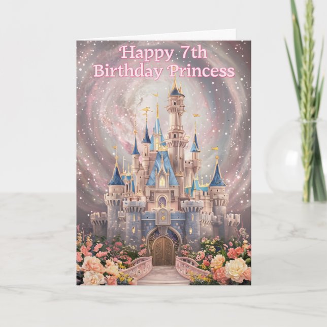 Tarjeta Feliz 7° cumpleaños (Anverso)