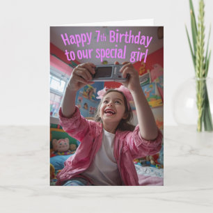 Tarjeta Feliz 7° cumpleaños