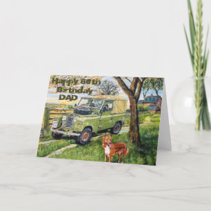Tarjeta Feliz 80 cumpleaños a papá