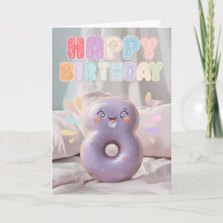 Tarjeta Feliz 8° cumpleaños