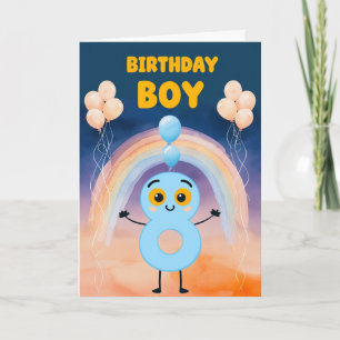 Tarjeta Feliz 8° cumpleaños