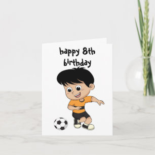 Tarjeta feliz 8° cumpleaños