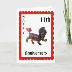 Tarjeta Feliz 9º Aniversario