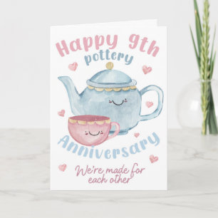 Tarjeta Feliz 9º Aniversario de Cerámica Estamos Hechos el
