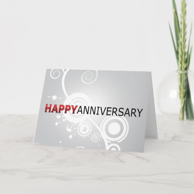 Tarjeta Feliz Aniversario (Anverso)