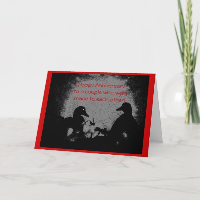 Tarjeta ¡Feliz aniversario! (Anverso)