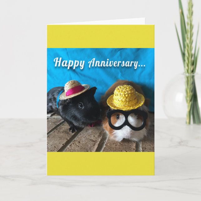 Tarjeta Feliz aniversario (Anverso)